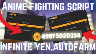 Anime Fighting Simulator Script PASTEBIN 2022 | AUTO FARM | INFINITE YEN | TELEPORT | +MORE