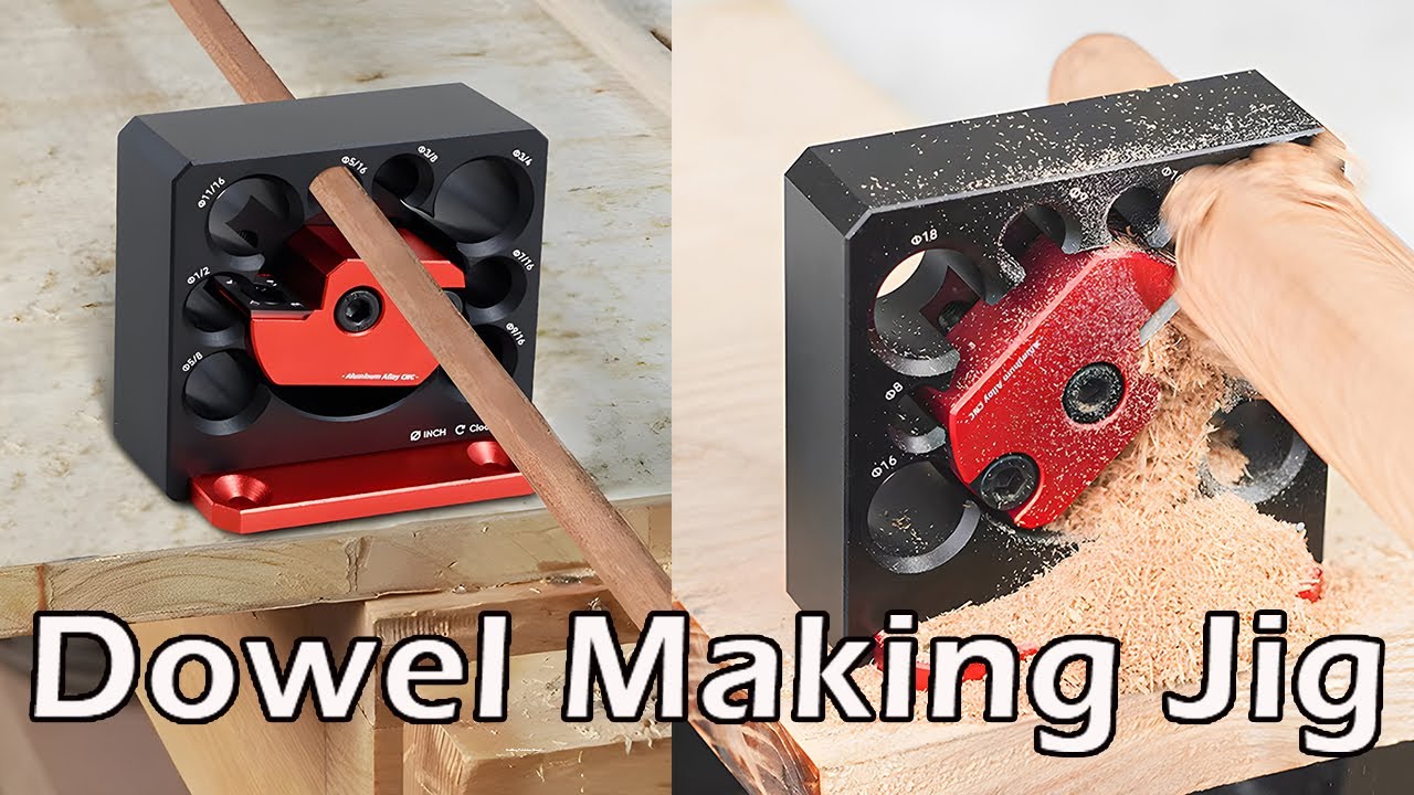 Dowel Making Jig Dowel Maker Crafting Precision Dowels - AMAZING - YouTube