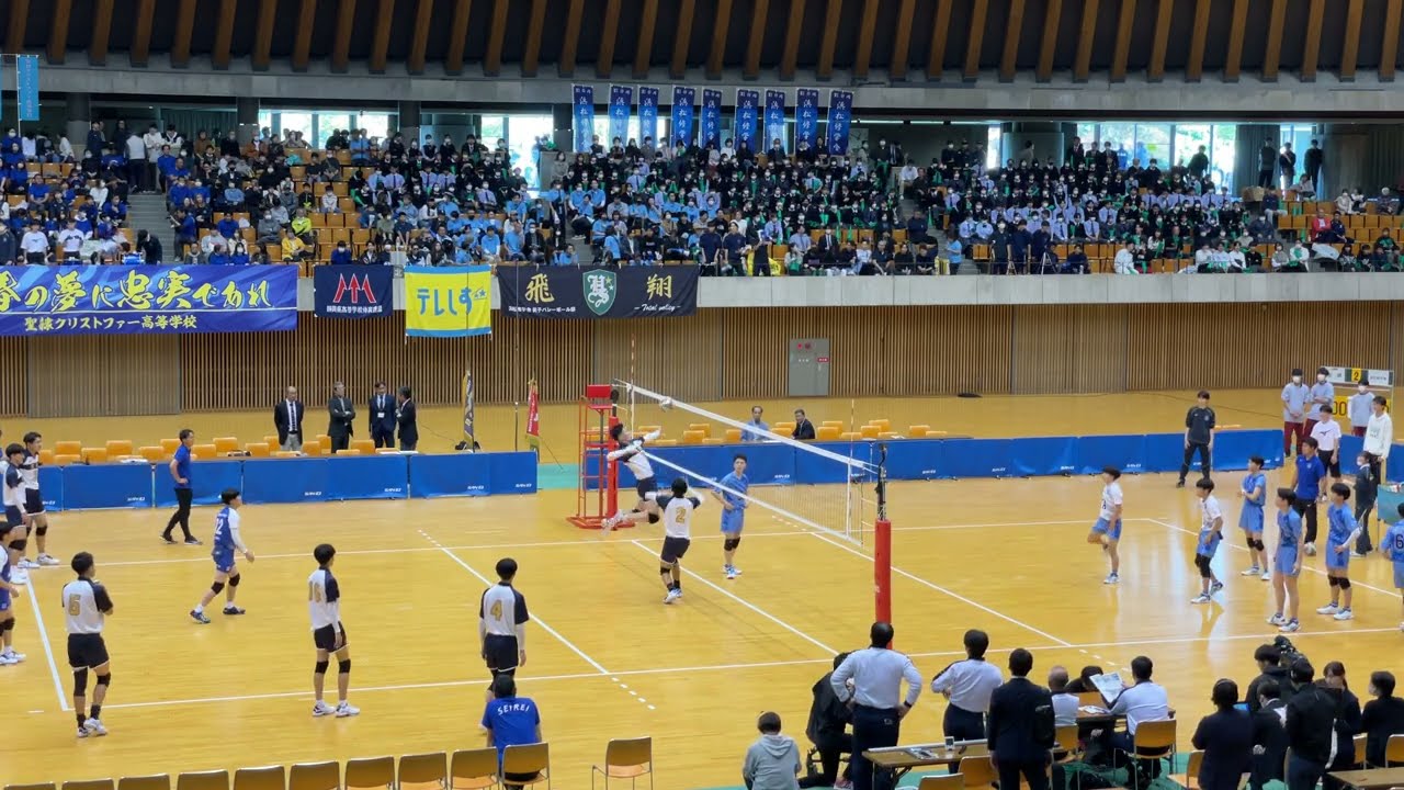 聖隷クリストファー　浜松修学舎　スパイク練習