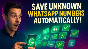 Save Unknown WhatsApp Numbers Automatically | Best Contact Saver App 2025
