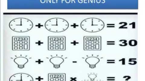 Clock, Calculator and Bulb Puzzle - Viral Maths