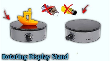 How To Make Rotating Display Stand At home