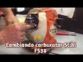 RDMJ: Cambiando carburator Stihl FS38