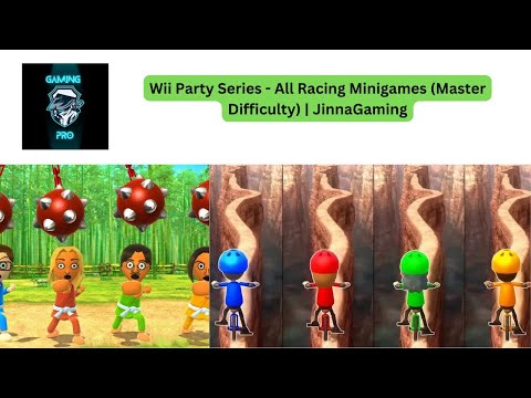 Wii Party Series All Racing Minigames Master Difficulty JinnaGaming