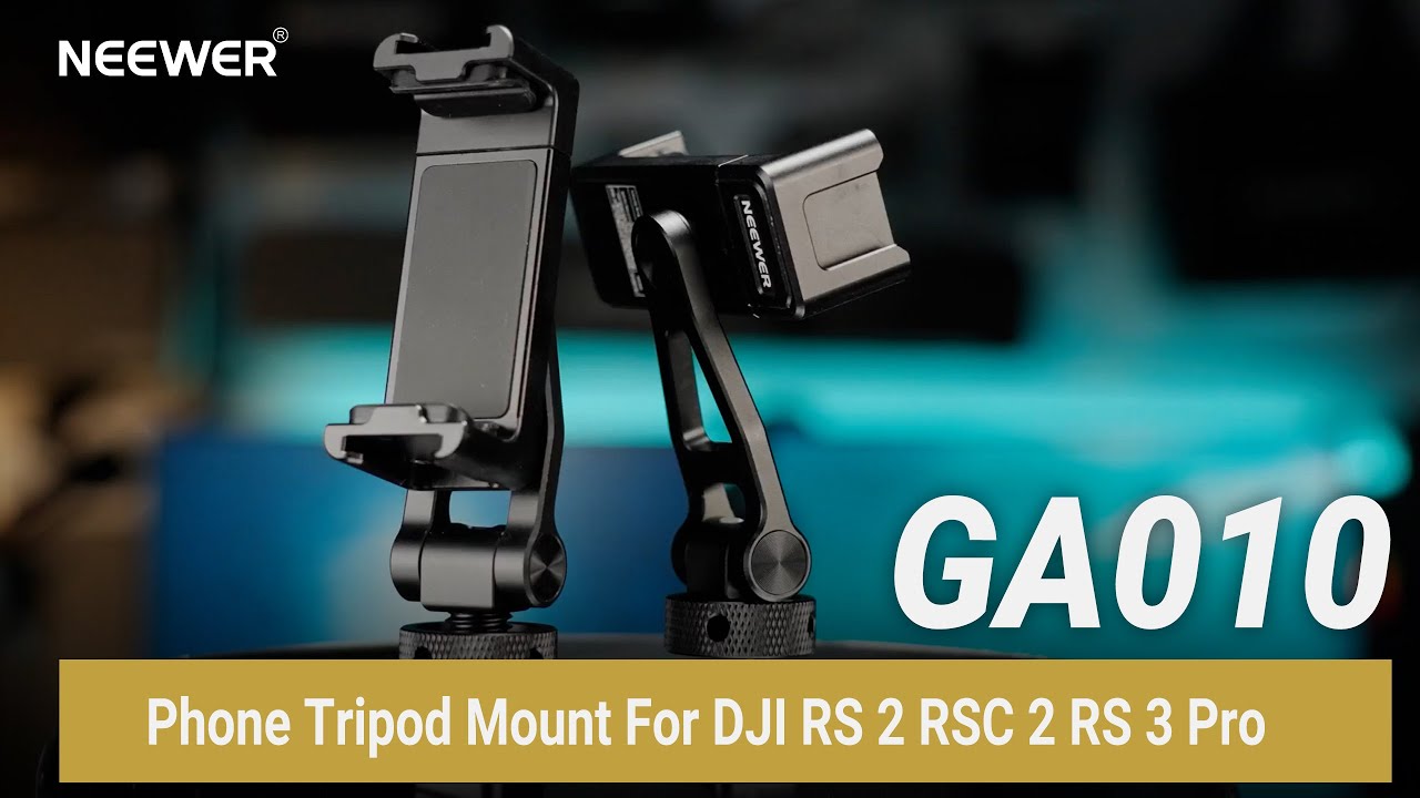 Introducing the NEEWER GA010 Phone Tripod Mount For DJI RS 2 RSC 2 RS 3 Pro