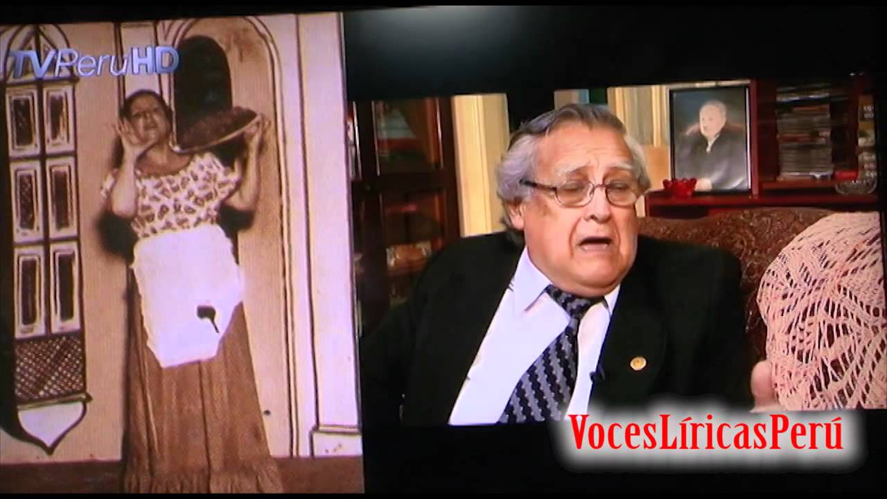 tenor Luis Alberto Santolalla sobre Rosa Mercedes Ayarza de Morales Prog. UMBRALES en TVPerú tenor Luis Alberto Santolalla sobre Rosa Mercedes Ayarza de Morales Prog. UMBRALES en TVPerú