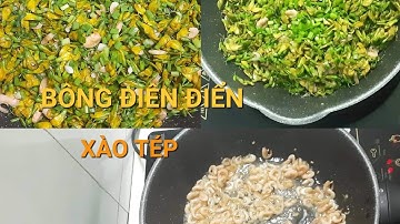 Hướng dẫn làm Bông Điên Điển xào Tép ngon dễ làm