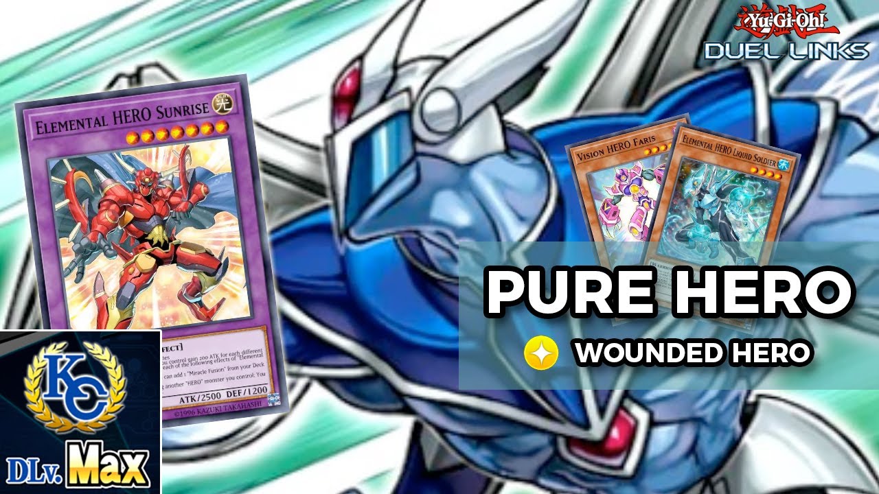 KC Cup DLV Max Pure Hero Deck - Duel Links (Sept 2022)