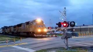 Union Pacific triple headed mixed freight train 5-5-2015