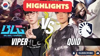 BLG Viper vs TL Quid HIGHLIGHTS - Viper XAYAH vs Quid KAI'SA ADC - Patch 25.24 KR Ranked | lolrec