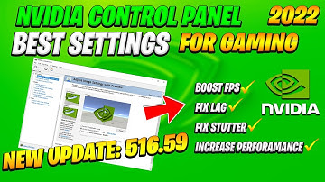 Nvidia Control Panel New update 516.59 (2022 FOR Best Setting Gaming)