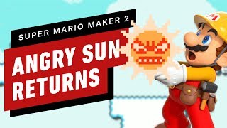 The Angry Sun Returns in Super Mario Maker 2 - Gameplay
