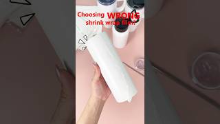 Shrink Sleeve Mistakes That RUIN Your Tumblers 😱 (and How to Avoid Them) #pydlife#sublimation