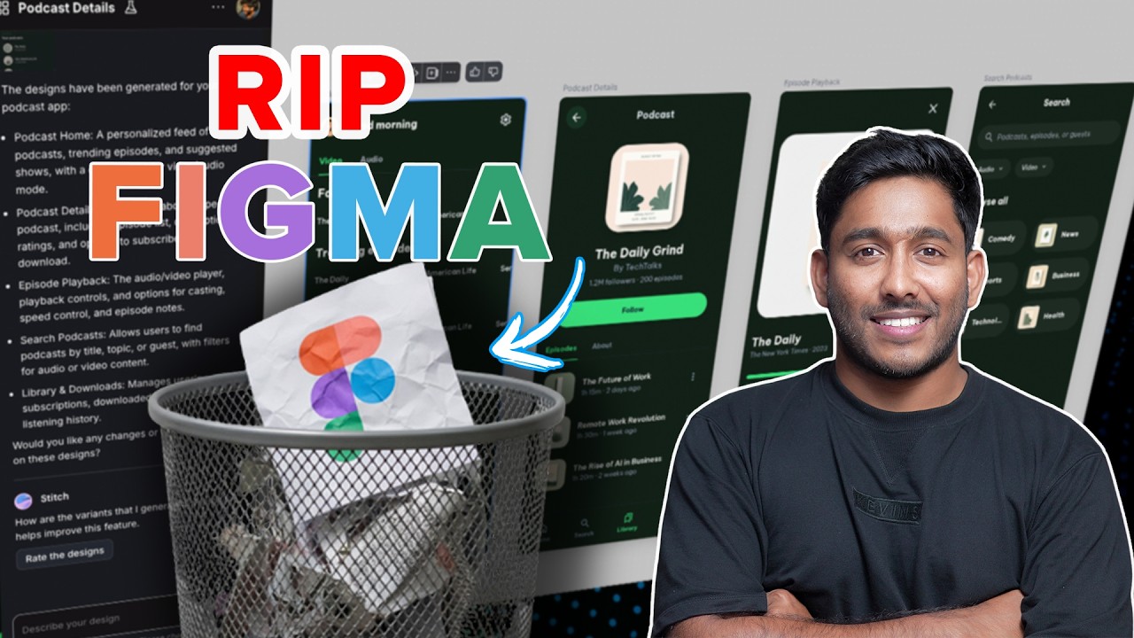 Google Stitch Explained: Is This the End of Figma and UI/UX Designers?