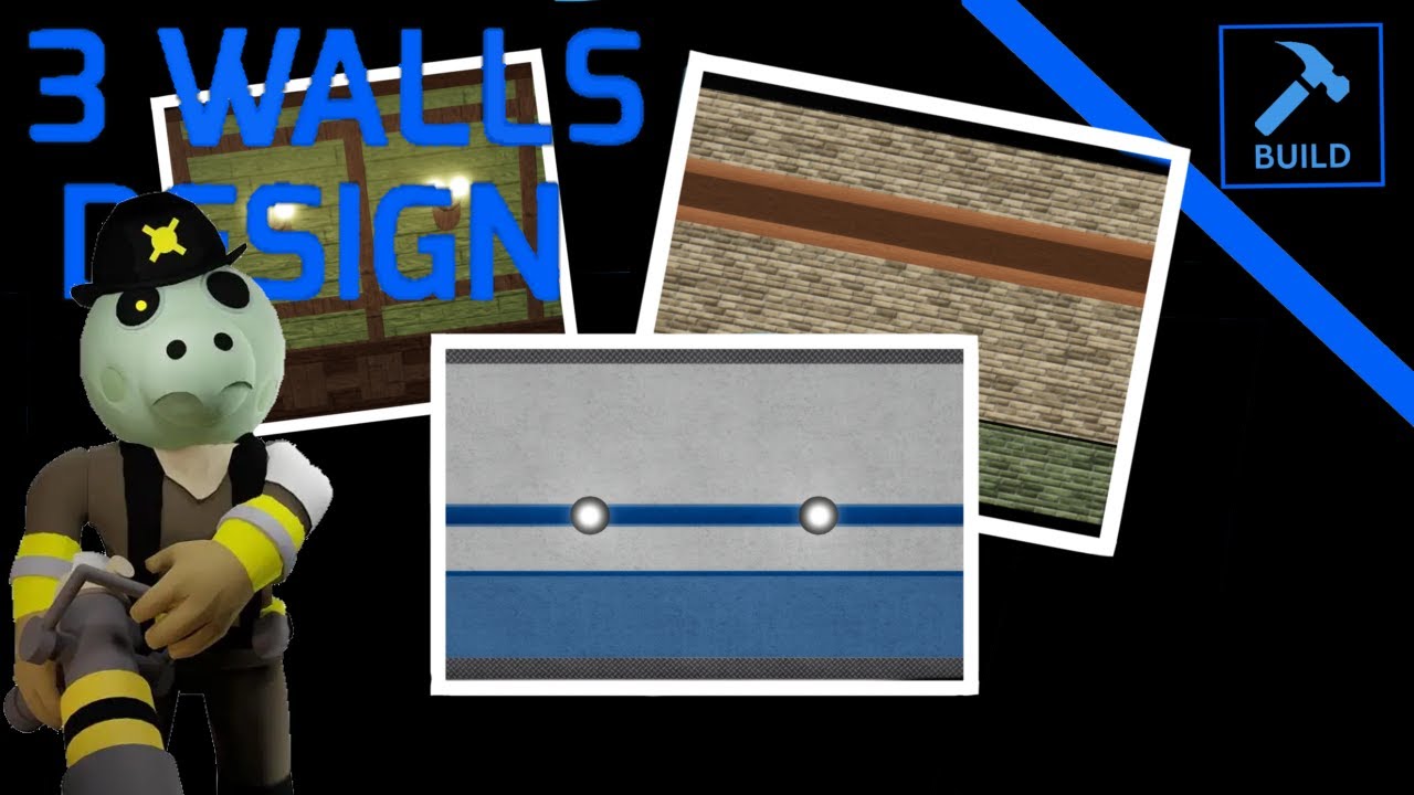 Piggy Tutorial: 3 Walls design for your Piggy Maps! (Piggy Build Mode)