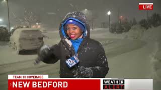 Heavy snow along Massachusetts' South Coast screenshot 5