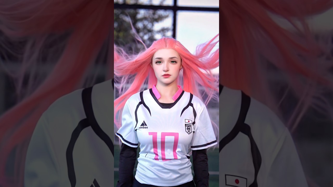 How many tshirts did you count? 😍❤️⚽️ #anime #cosplay #bluelock