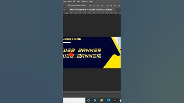 web banner design tutorial for beginners in photoshop cc #viral #trending #shorts #shortvideo #desig