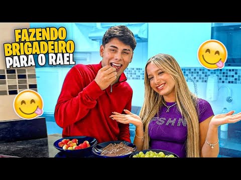 RAFA MADE BRIGADEIRO FOR RAEL