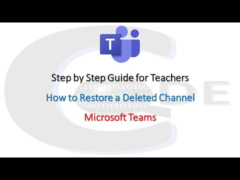 How to Restore a Deleted Channel in Teams