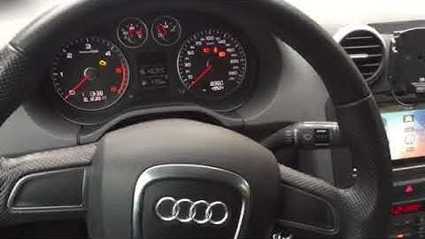 Audi A3: How to put wiper blades up into service position