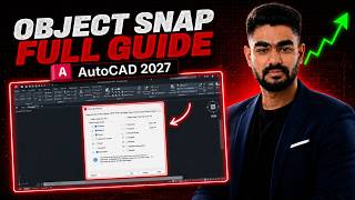 AutoCAD Beginner Course | Object Snap Explained AutoCAD Tutorial