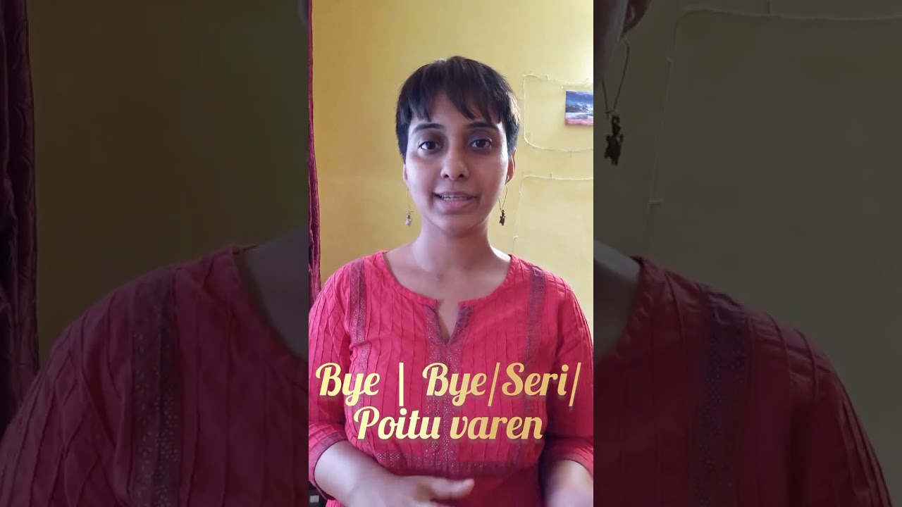 Learning Bangalore Tamil/Tamil Mandyam Iyengar Accent Ep:1