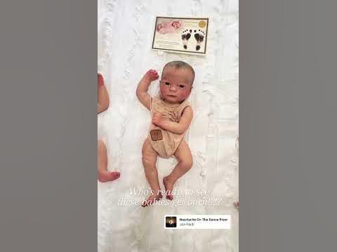 Boneca Reborn Ashley Caqui De Pano Cegonha Reborn Dolls - USA Magazine