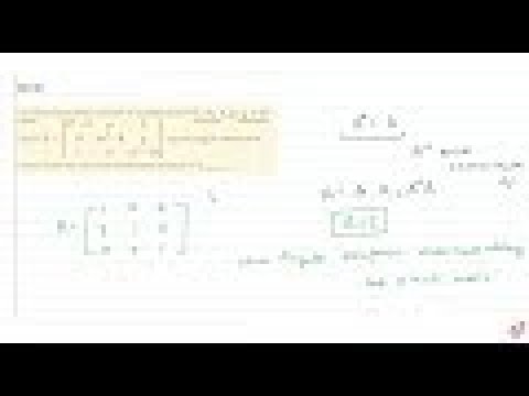IIT JEE MATRICES
