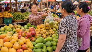 Everyone Rushed To My Stall For The Freshest Sweet Mangoes At The Market | Trieu Mai Huong screenshot 5