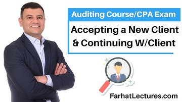 Accepting a Client and Performing Initial Audit Planning | Auditing and Attestation | CPA Exam