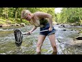 Girl's FIRST Creek Fishing Adventure EVER!!! (She Caught a NEW PB)