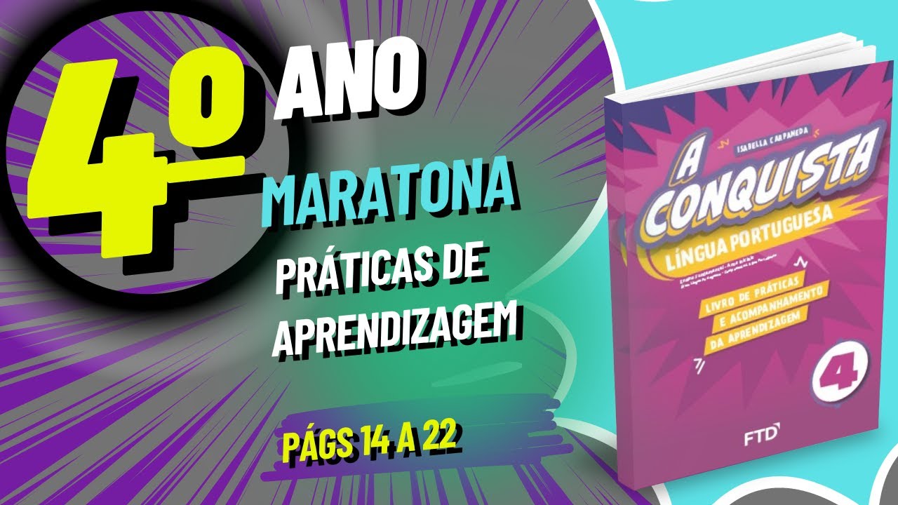 MARATONA - Livro A Conquista Práticas e Aprendizagem - PORTUGUES - 4 ...