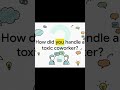 Have you faced a toxic coworker?#toxiccoworkers #stressmanagement ##toxicpeople #hr #motivation