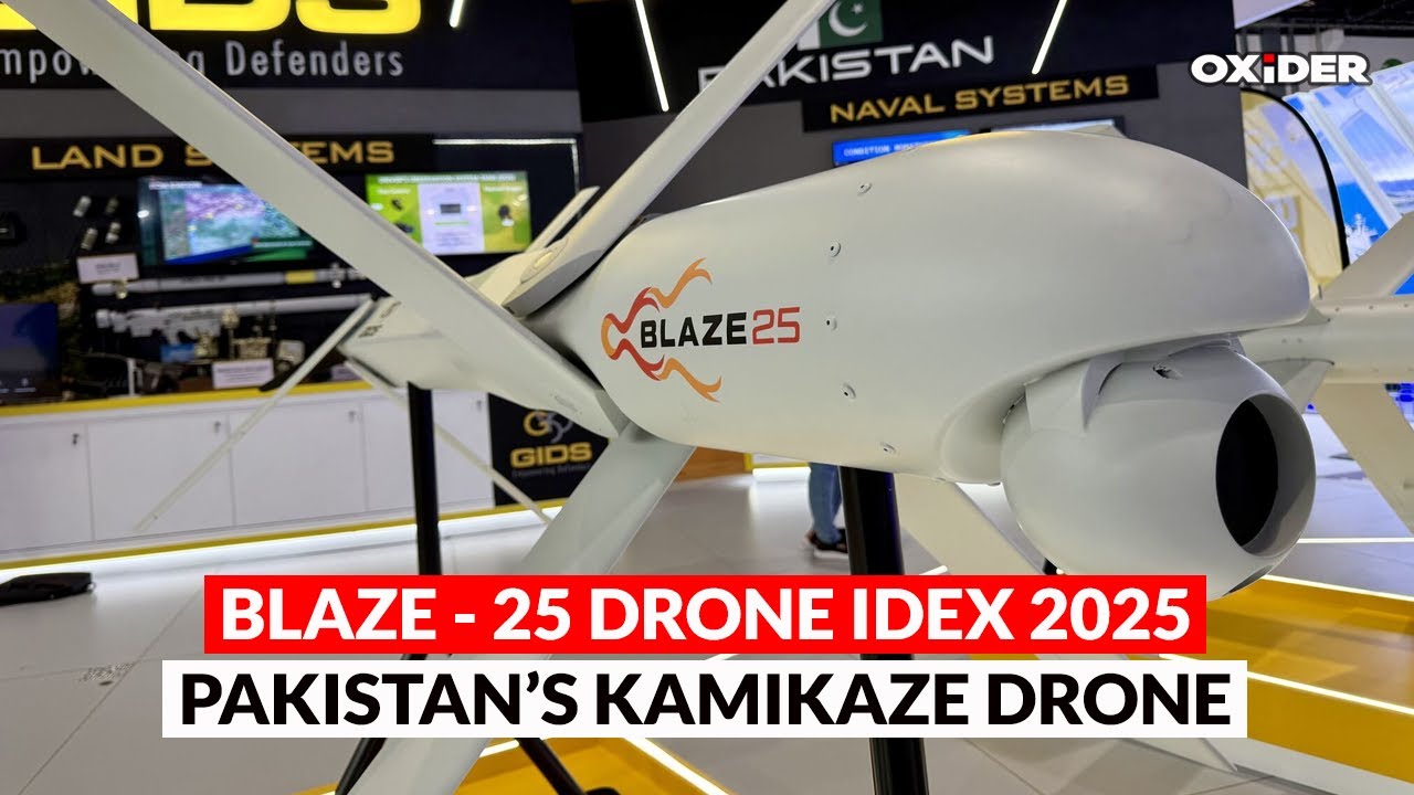 Pakistan unveils Blaze-25 Loitering Kamikaze Munation at IDEX 2025