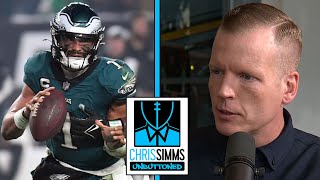 49ers played man vs. Eagles to shut down running game | Chris Simms Unbuttoned | NFL on NBC