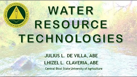 Water Resource Technology