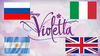 Violetta intro in 4 languages