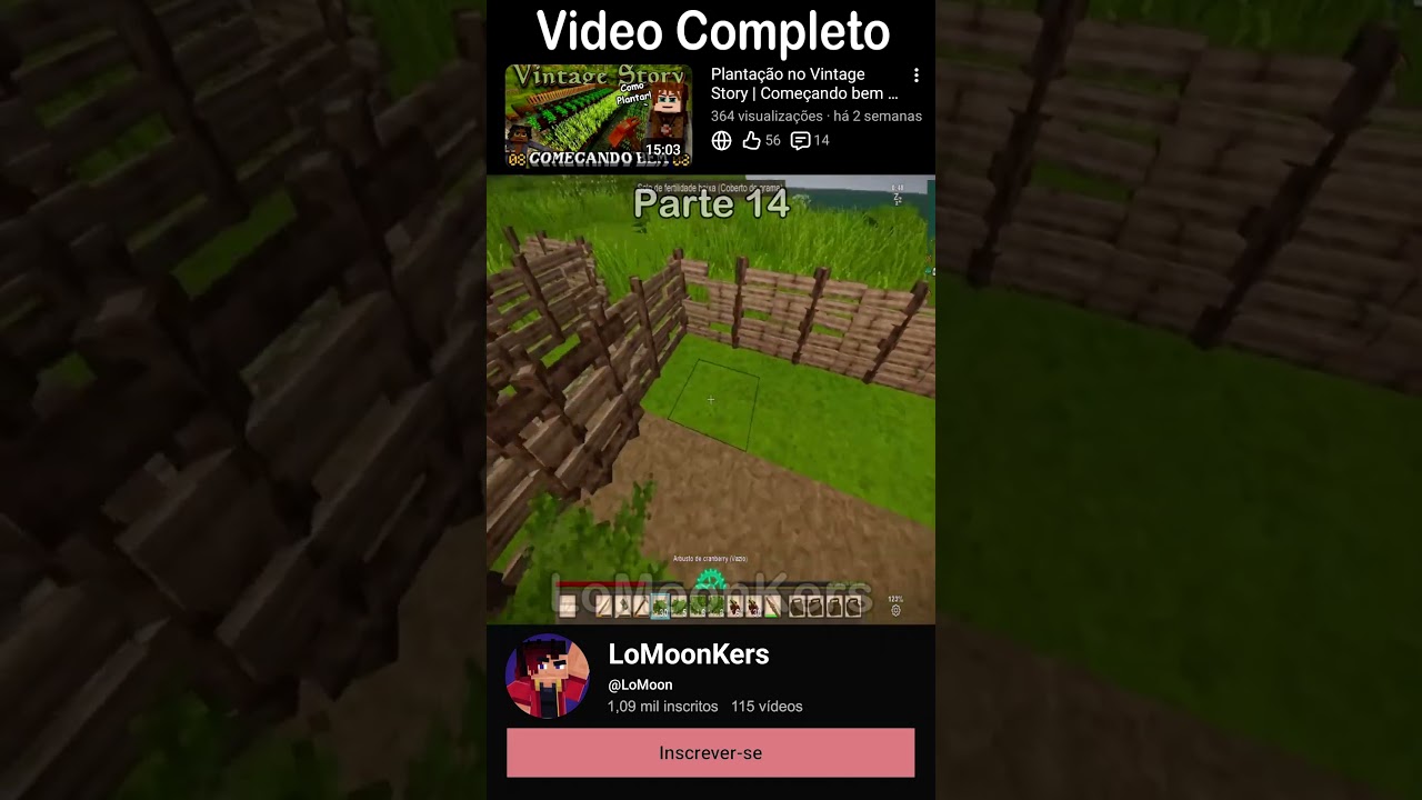 [Parte 14] Plantação no Vintage Story | Começando bem EP#08 