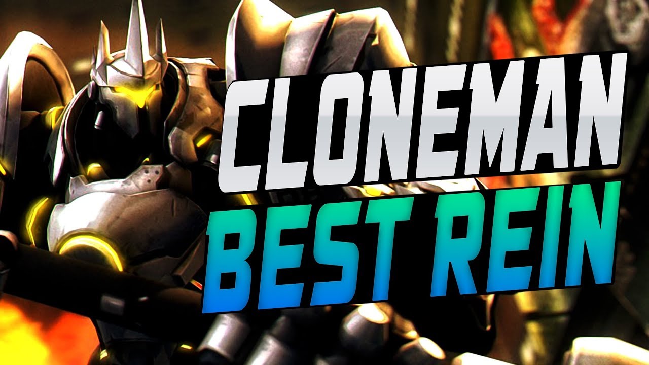 CLONEMAN16 BEST REINHARDT! 35K DAMAGE BLOCKED! [ OVERWATCH SEASON 9 START TOP 500 ]