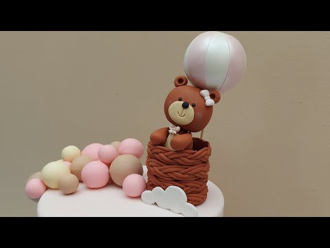 Cómo hacer GLOBO AEROSTÁTICO o ESFERA CON FONDANT