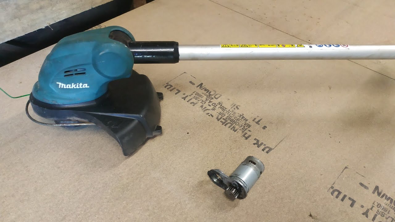 Electric Makita DUR181 Electric Motor Replacement. Whipper Snipper, Trimmer, Repair - YouTube