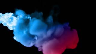 Color Smoke Fire Blue and Red on Black Background | Free Copyright free stock videos commercial use