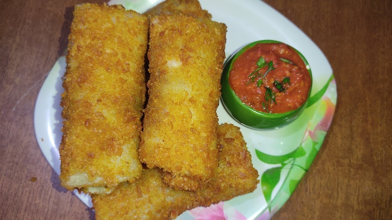 Veg spring roll chaat