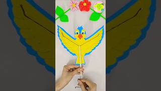 Easy to make flying bird puppet for kids #craftchutney2 #storytelling #kids