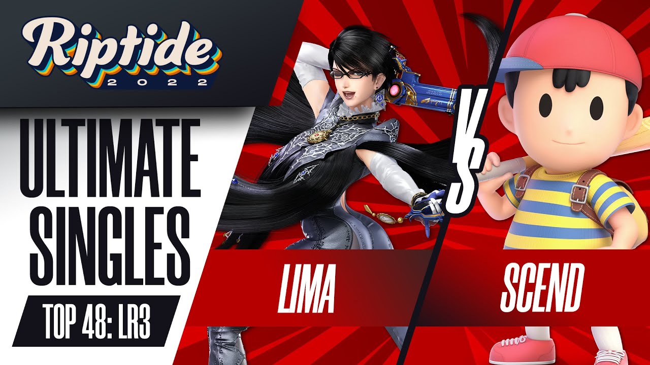 Lima vs Scend - Ultimate Singles Top 48: LR3 - Riptide 2022 | Bayonetta vs Ness