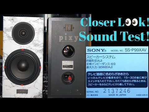 SONY ソニー スピーカーシステム SS-P99XAV Sony (SS-P99XAV) Pixy Personal Component | Closer Look | Sound