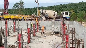 Casting Concrete for Stump Column |Construction works| #design #home #house #worker #builderslife