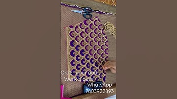 Aari Work blouse designs 👌 Work blouse design #aariwork #blousedesign #onlineshopping #tamil