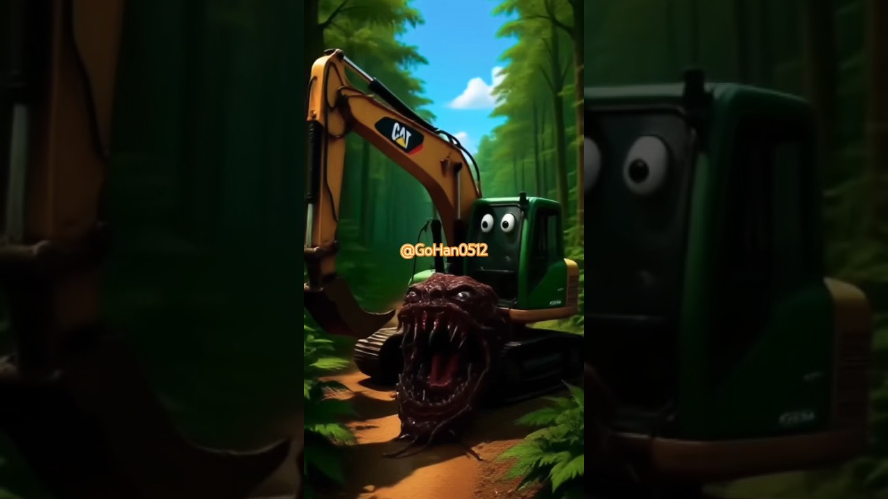 excavator truck monster mobil-mobilan anak truk oleng